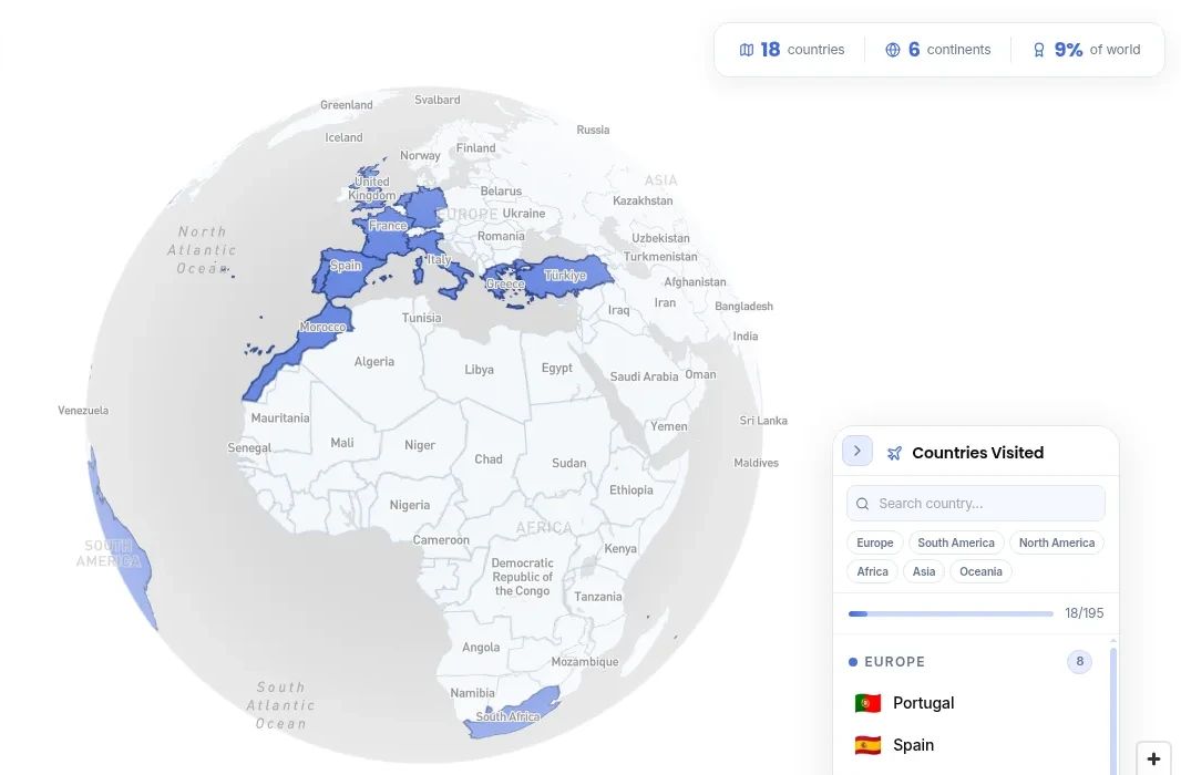 Scratch Map in 3D globe mode